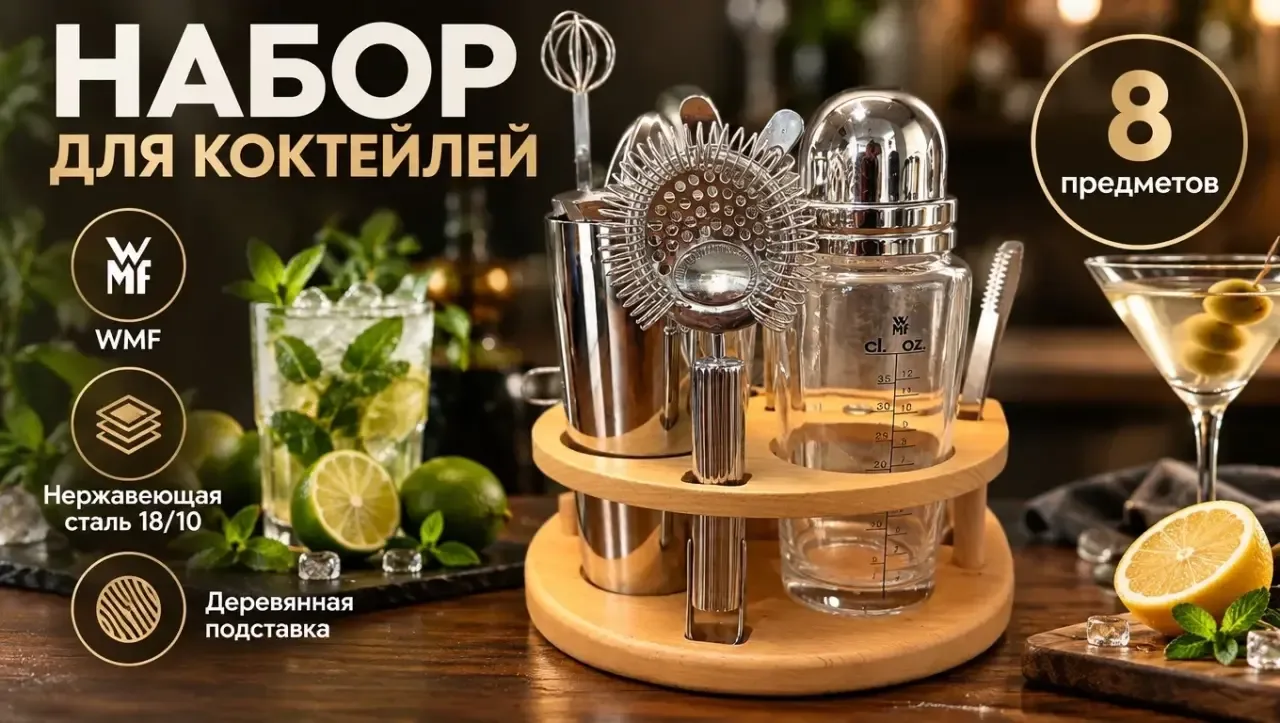 Набор для приготовления коктейлей WMF, фото 1